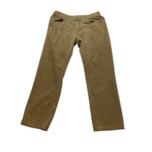 Miskeen Originals Mens 36x34 Straight Leg Denim Jeans Brown Hip Hop Streetwear